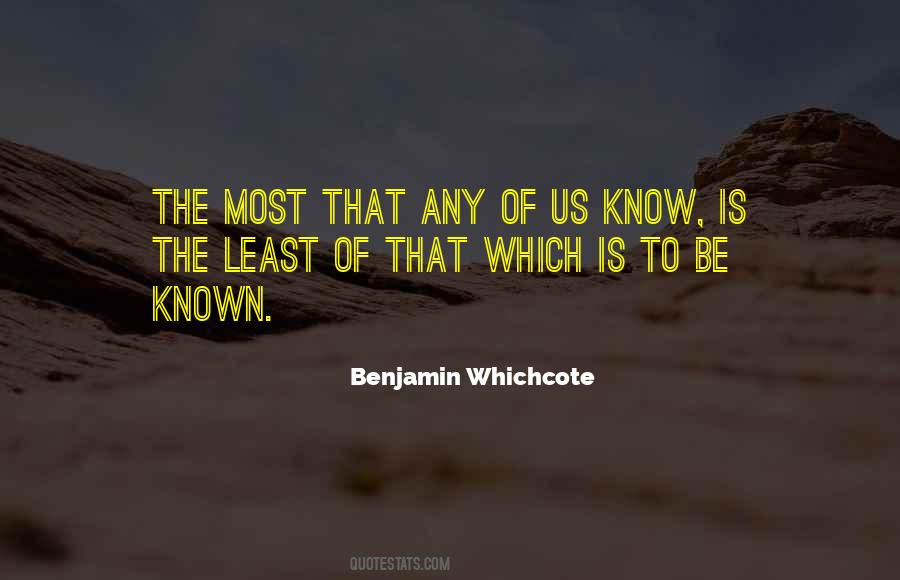 Benjamin Whichcote Quotes #1550457