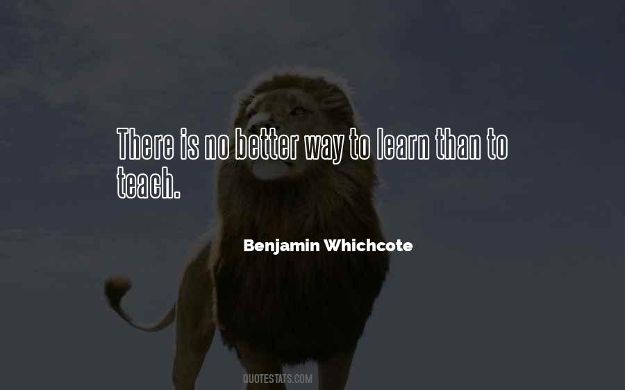 Benjamin Whichcote Quotes #1863260