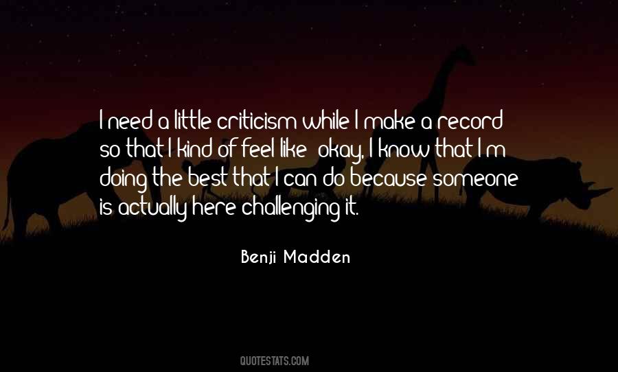 Benji Madden Quotes #481239