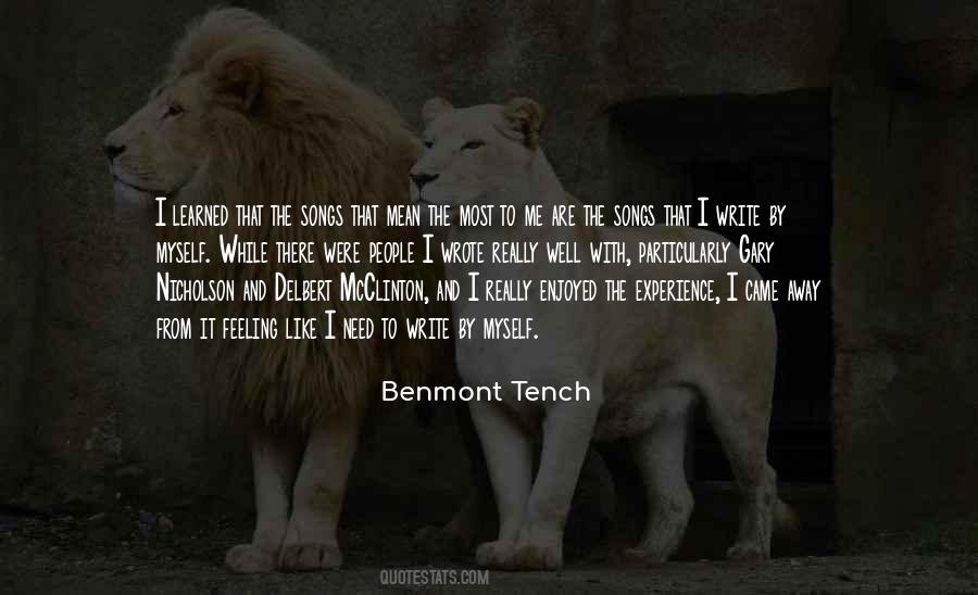 Benmont Tench Quotes #1621891