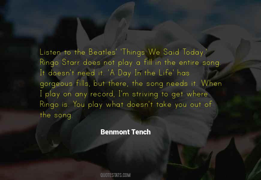 Benmont Tench Quotes #577326