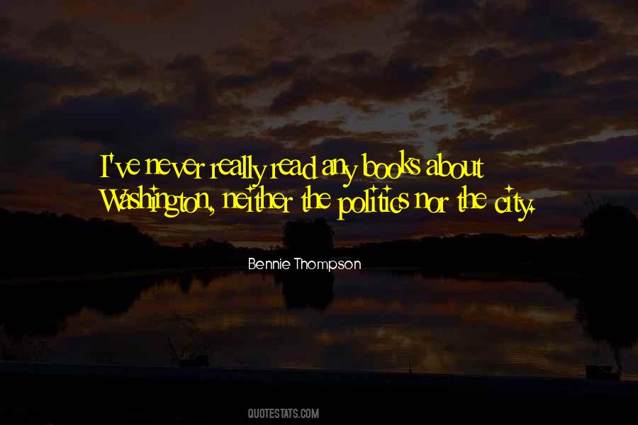 Bennie Thompson Quotes #1532442