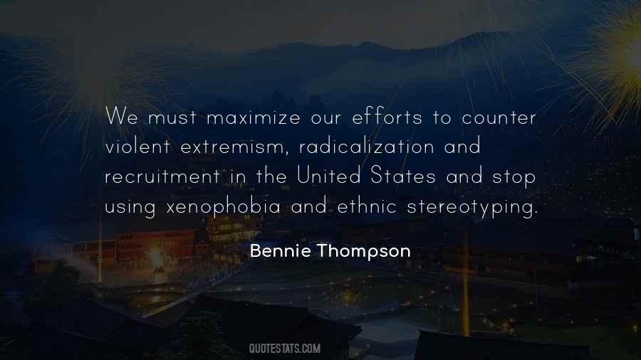 Bennie Thompson Quotes #454307
