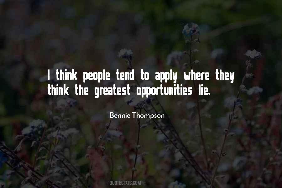 Bennie Thompson Quotes #876645