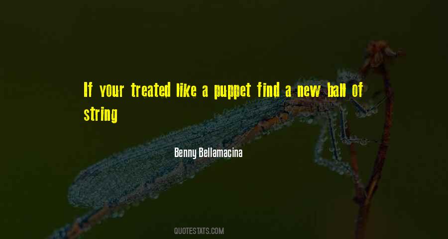 Benny Bellamacina Quotes #896947