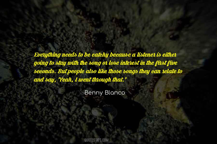 Benny Blanco Quotes #1641397
