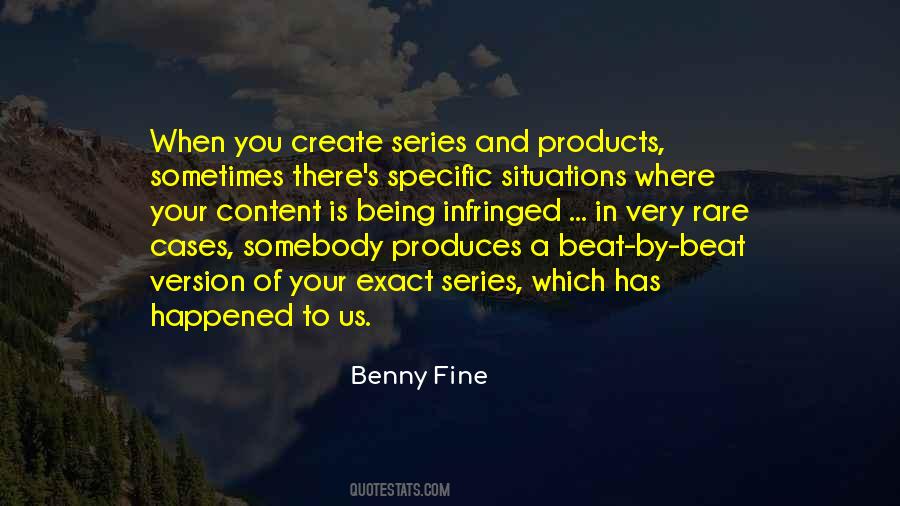 Benny Fine Quotes #1212242