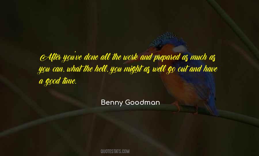 Benny Goodman Quotes #90899