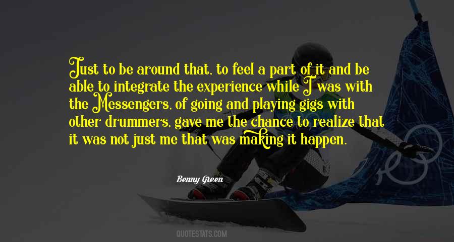 Benny Green Quotes #350144