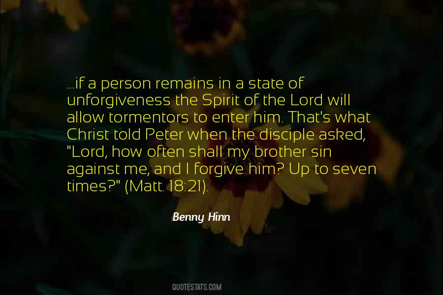 Benny Hinn Quotes #134546