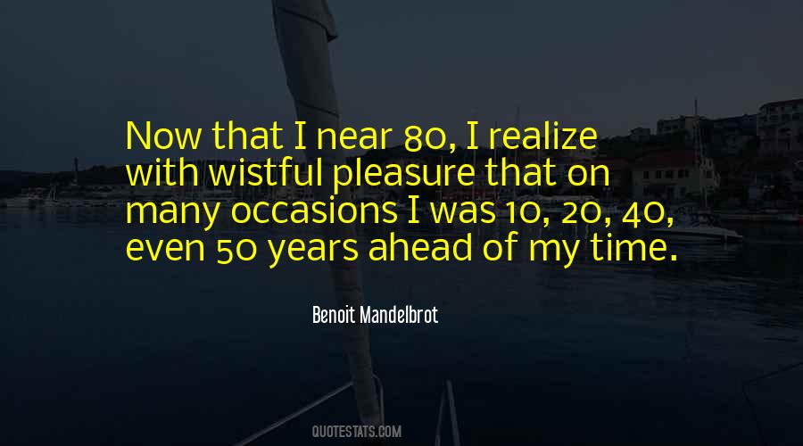 Benoit Mandelbrot Quotes #1244898