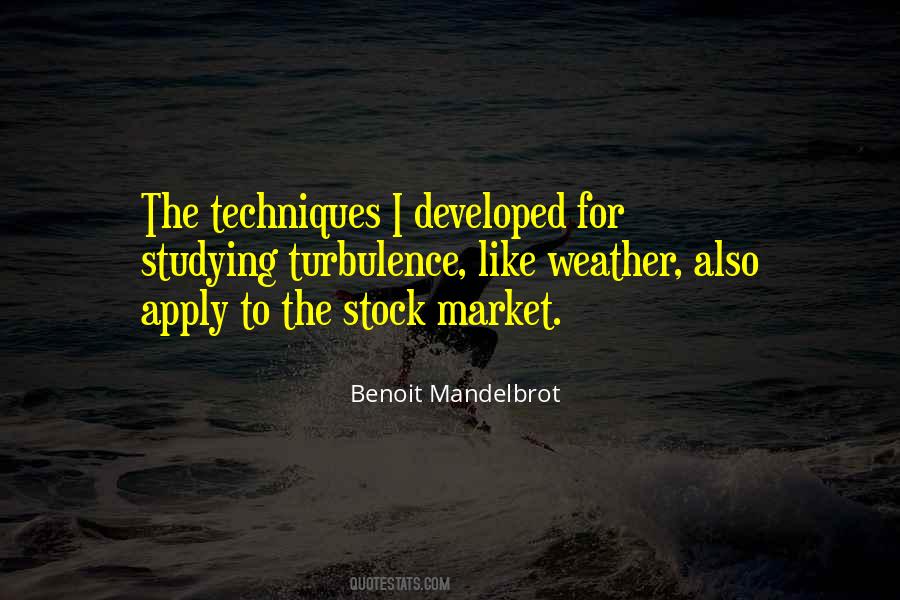 Benoit Mandelbrot Quotes #1659480