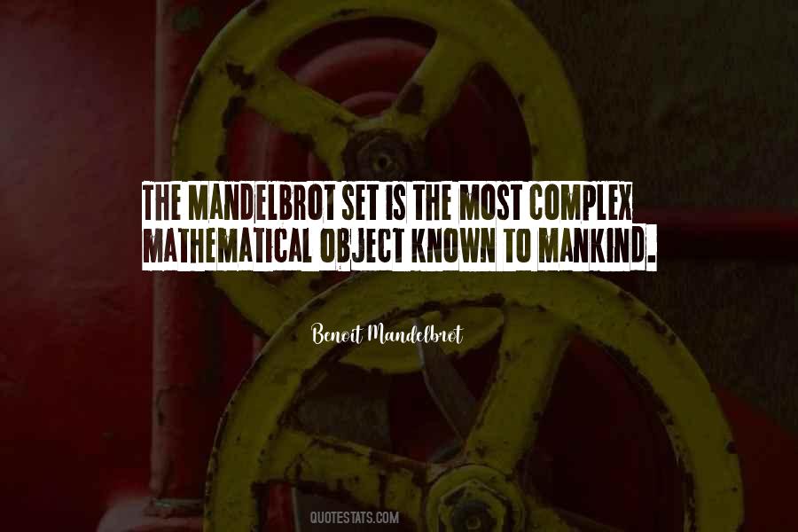 Benoit Mandelbrot Quotes #1826025