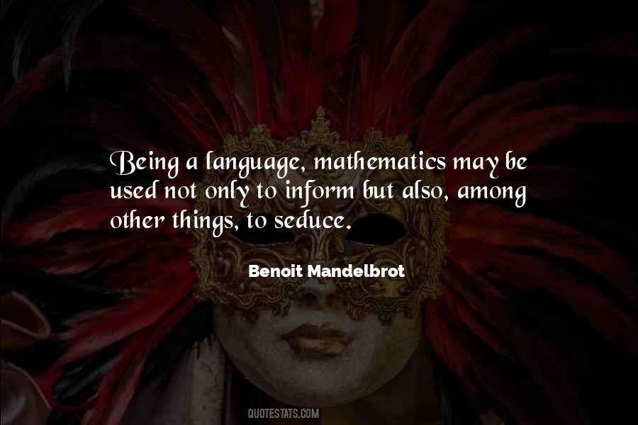 Benoit Mandelbrot Quotes #496341