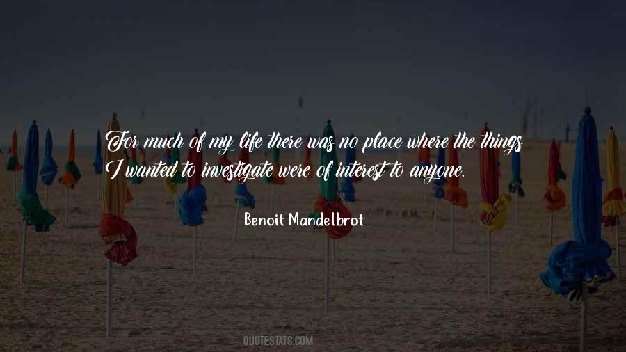 Benoit Mandelbrot Quotes #612383