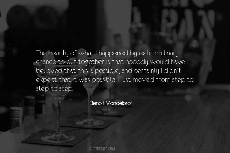 Benoit Mandelbrot Quotes #723807