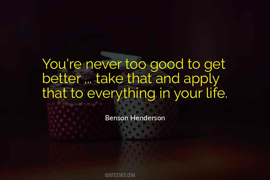 Benson Henderson Quotes #648808