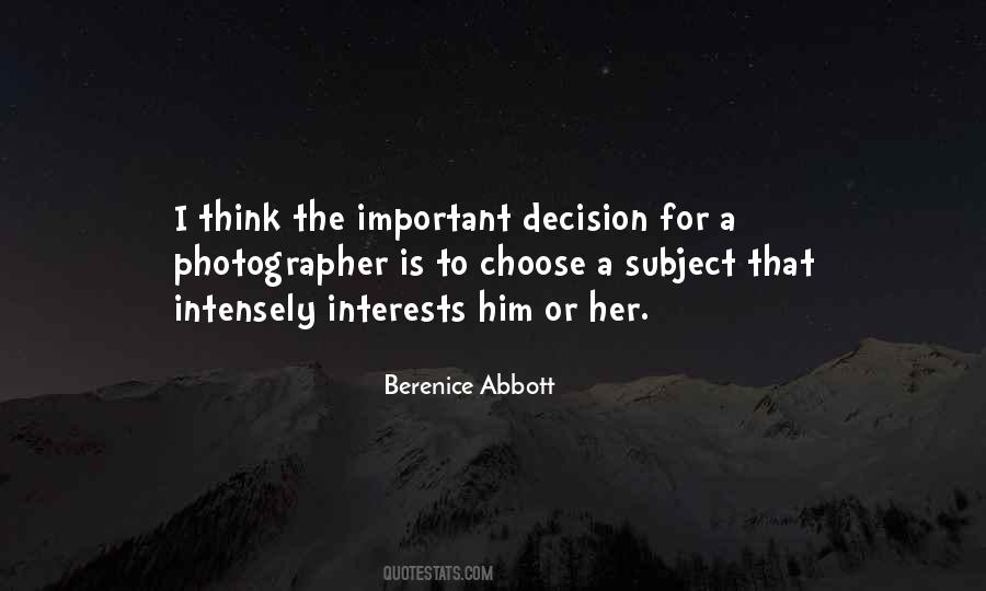 Berenice Abbott Quotes #606390