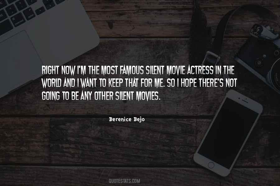 Berenice Bejo Quotes #1016901