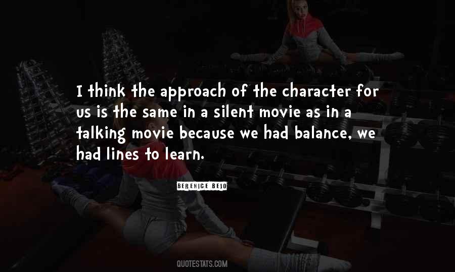 Berenice Bejo Quotes #1157081