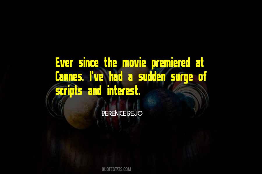 Berenice Bejo Quotes #1169632