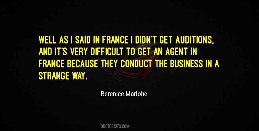 Berenice Marlohe Quotes #1376143