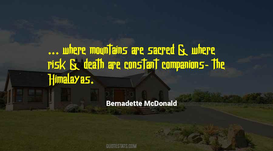 Bernadette McDonald Quotes #672004