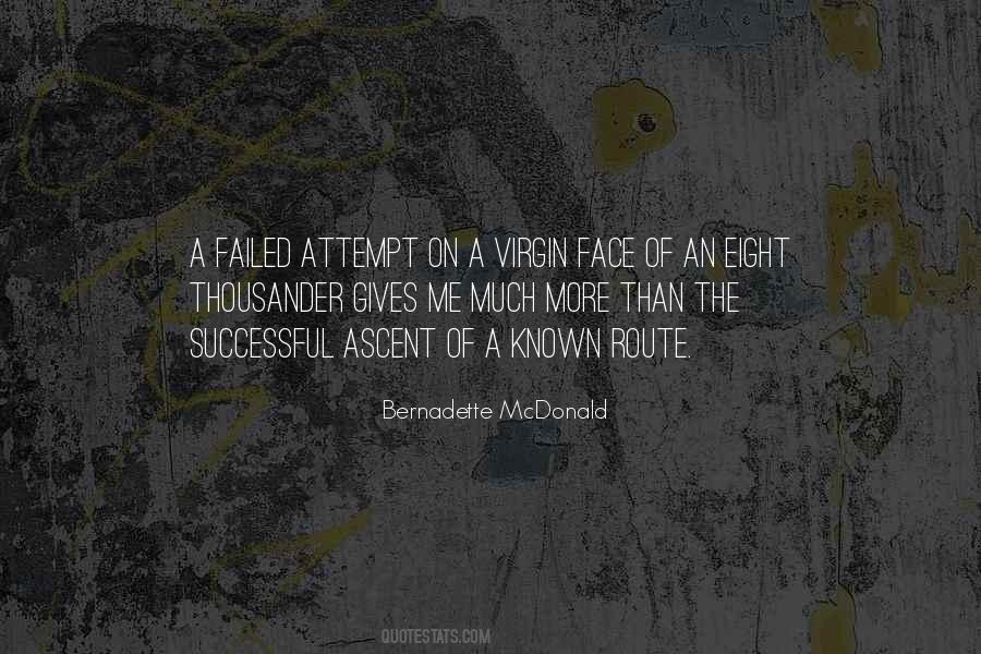 Bernadette McDonald Quotes #78561