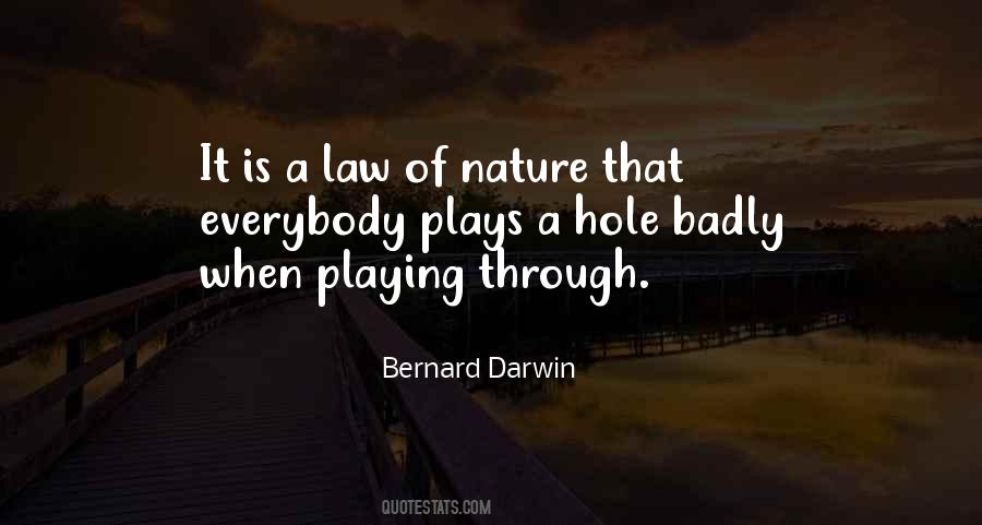 Bernard Darwin Quotes #514412