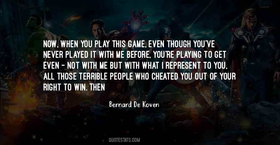 Bernard De Koven Quotes #1230705