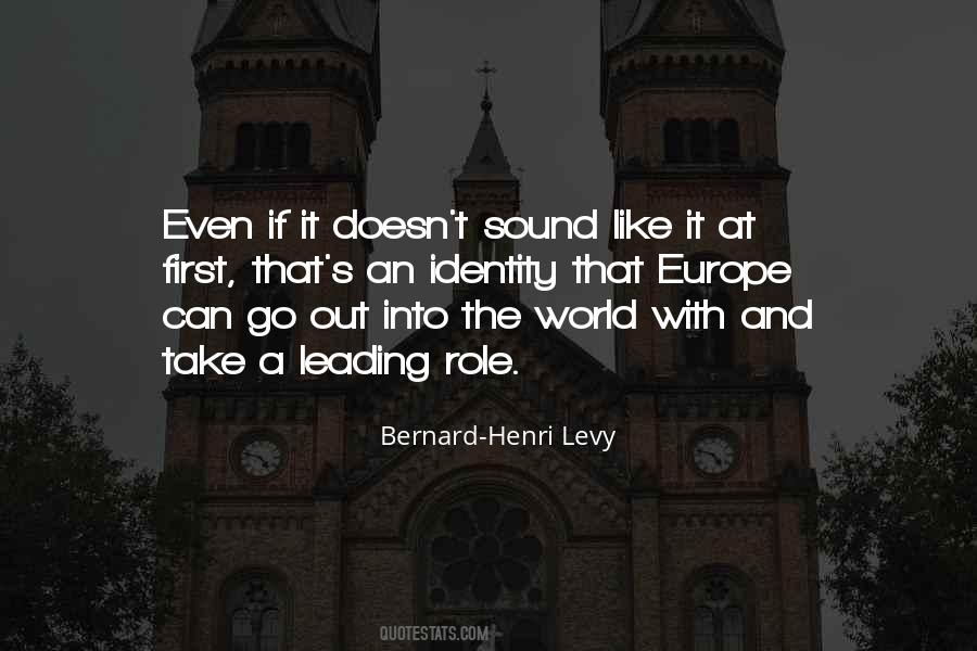 Bernard-Henri Levy Quotes #995001