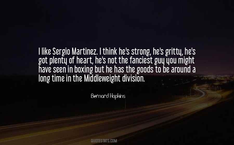 Bernard Hopkins Quotes #241097