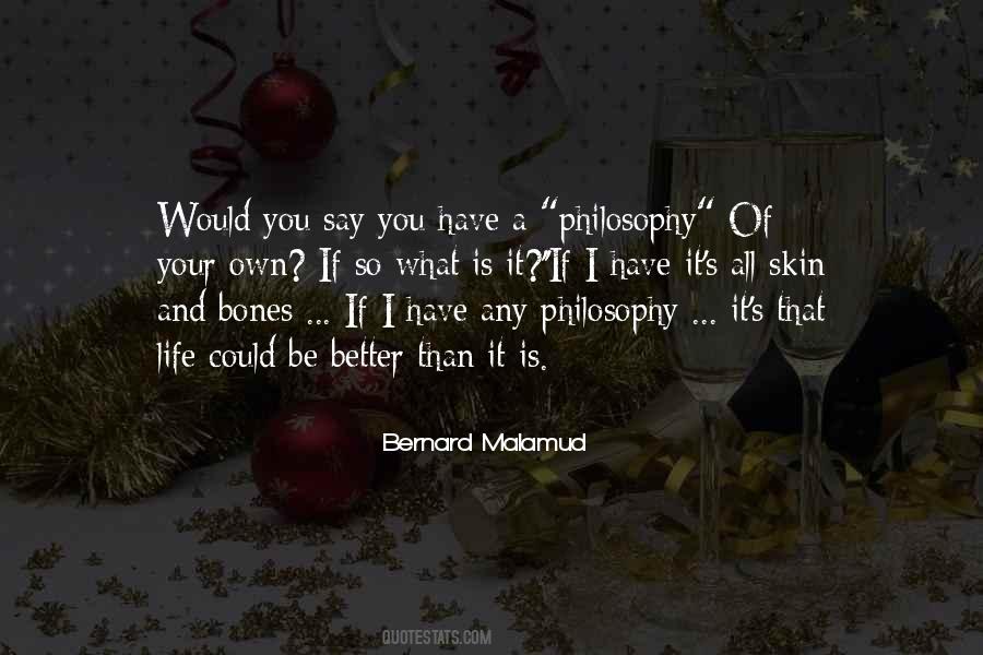 Bernard Malamud Quotes #1484286