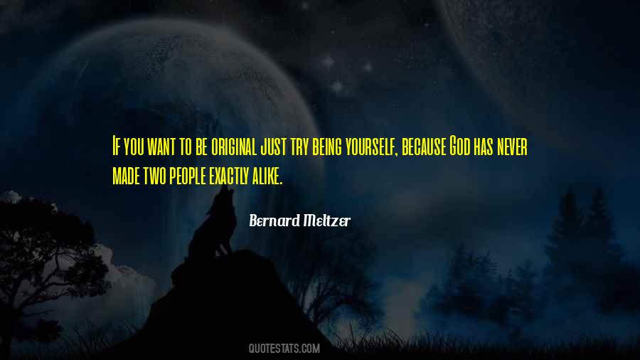 Bernard Meltzer Quotes #1597