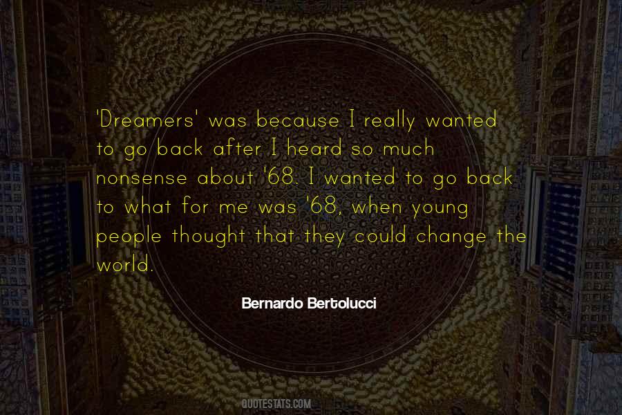 Bernardo Bertolucci Quotes #60610