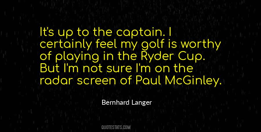 Bernhard Langer Quotes #500270