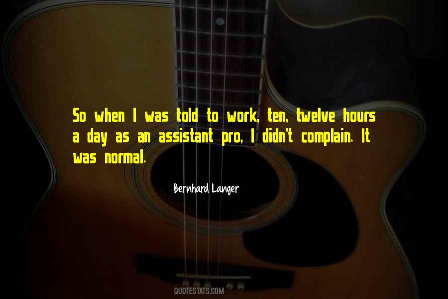 Bernhard Langer Quotes #972588