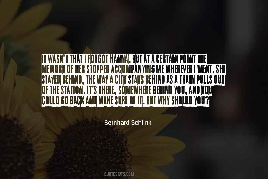 Bernhard Schlink Quotes #1156079