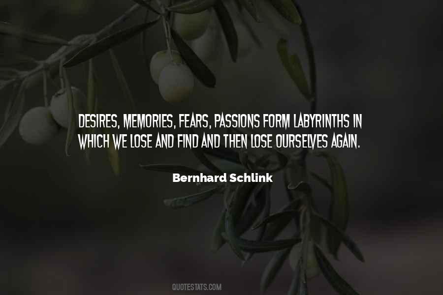 Bernhard Schlink Quotes #1228825