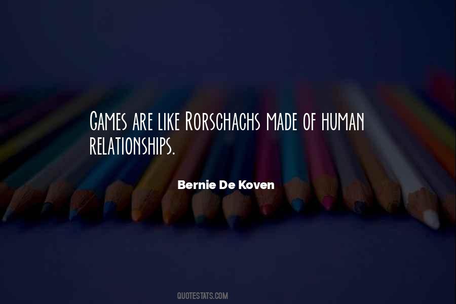 Bernie De Koven Quotes #910231