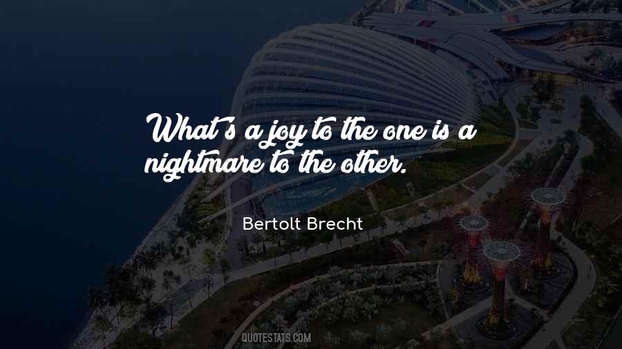 Bertolt Brecht Quotes #1164741