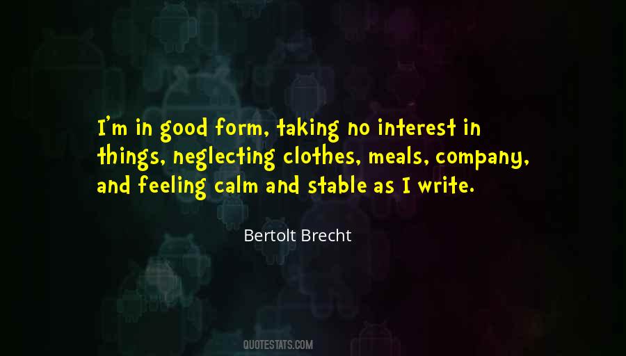 Bertolt Brecht Quotes #1363610
