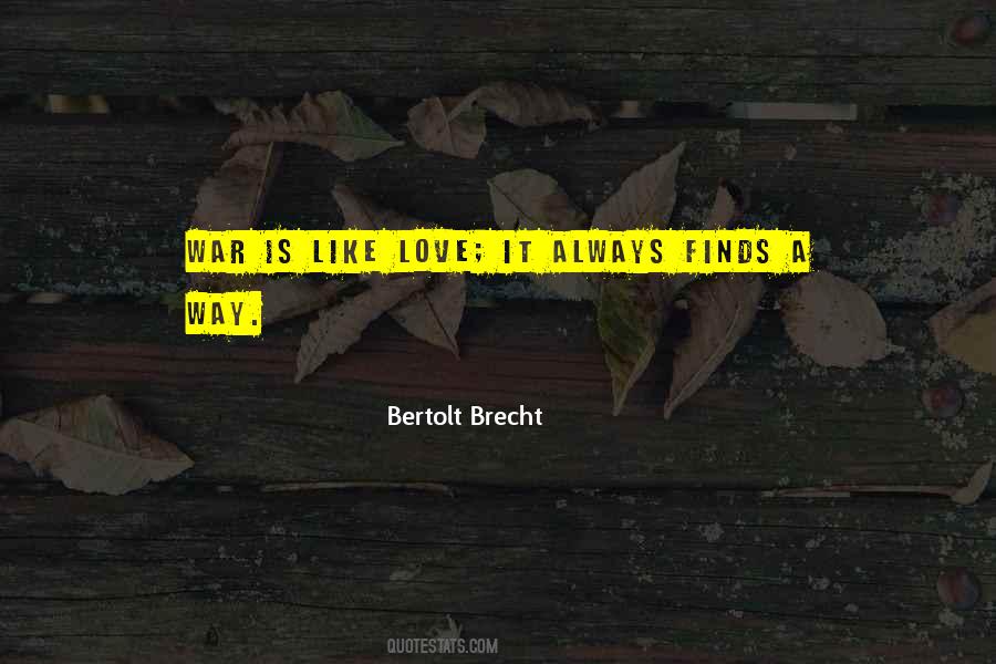 Bertolt Brecht Quotes #1487042