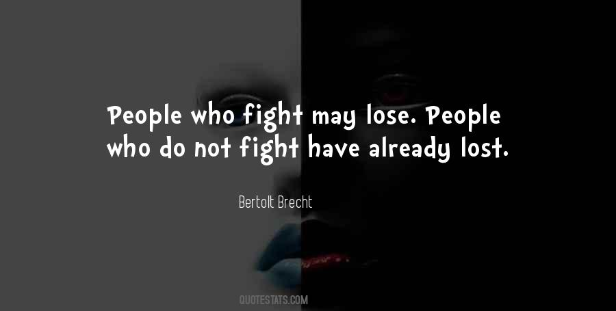 Bertolt Brecht Quotes #295693