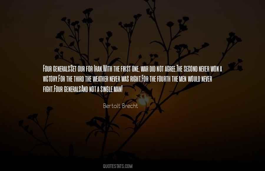 Bertolt Brecht Quotes #734687