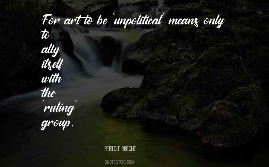 Bertolt Brecht Quotes #806903