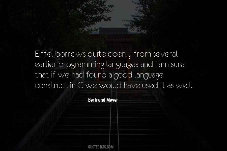 Bertrand Meyer Quotes #1124063