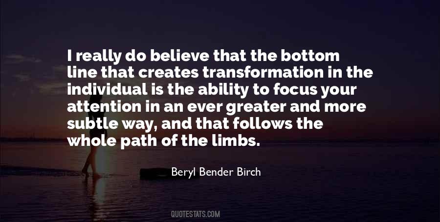 Beryl Bender Birch Quotes #1352656