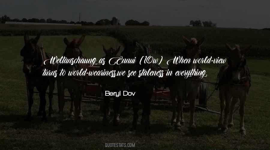 Beryl Dov Quotes #200398
