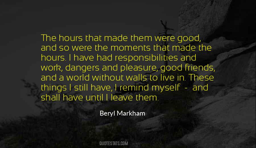 Beryl Markham Quotes #1019760